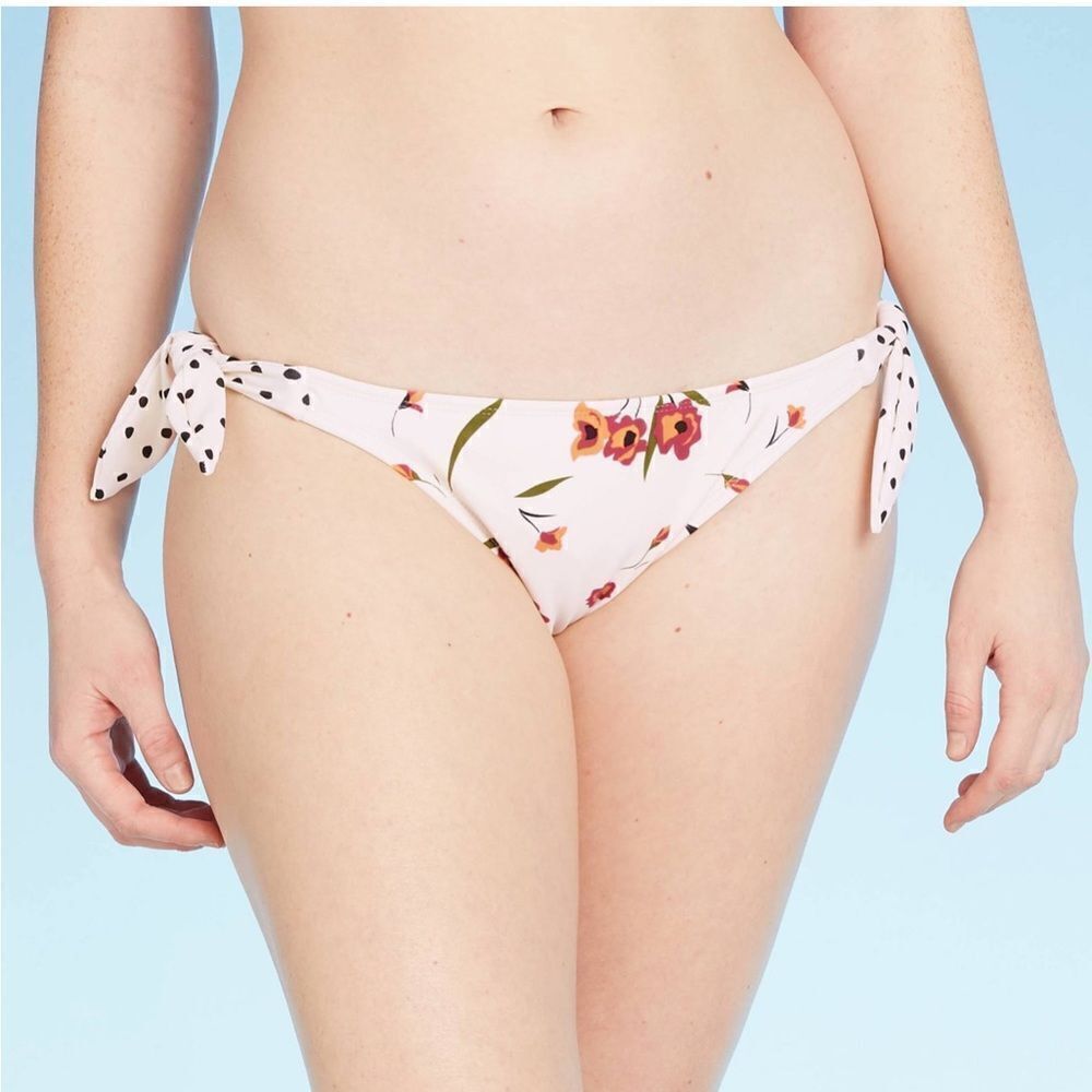 Xhilaration Side Tie Cheeky Bikini Bottom